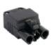 Conector 3 polos hembra